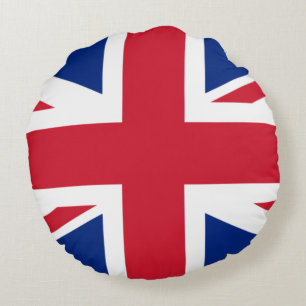 Vereinigtes Königreich (Britische Flagge) (Union J Rundes Kissen