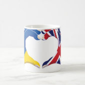 Vereinigtes Königreich Britische Ukraine Ukrainisc Kaffeetasse (Mittel)