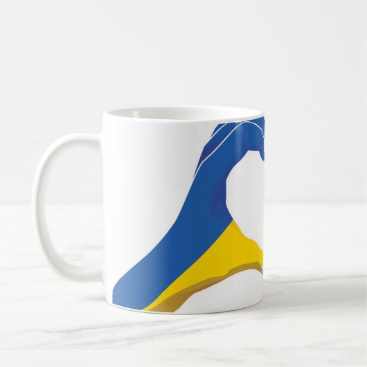Vereinigtes Königreich Britische Ukraine Ukrainisc Kaffeetasse (Links)