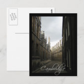 Vereinigtes Königreich, Cambridge Postkarte (Vorne/Hinten)