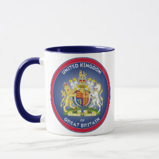 Vereinigtes Königreich Coat of Arms Circle Shape Tasse