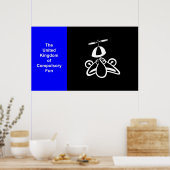 Vereinigtes Königreich der Pflichtfonds Poster (Küche)