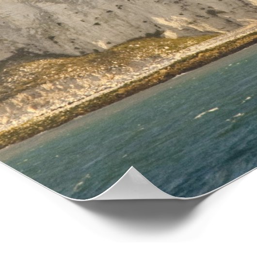 Vereinigtes Königreich, Dover. Die berühmten weiße Poster (Ecke)