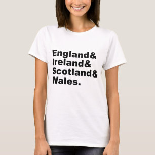 Vereinigtes Königreich   England Irland Schottland T-Shirt