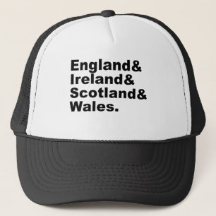 Vereinigtes Königreich  England Irland Schottland Truckerkappe