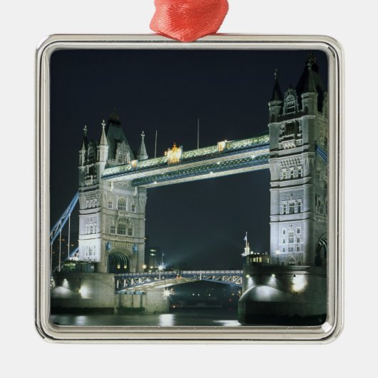 Vereinigtes Königreich, England, London, Tower Bri Silbernes Ornament (Vorne)