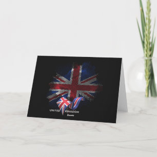 Vereinigtes Königreich Flagge Dankeskarte