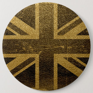 Vereinigtes Königreich Flagge Vintage #2 Button