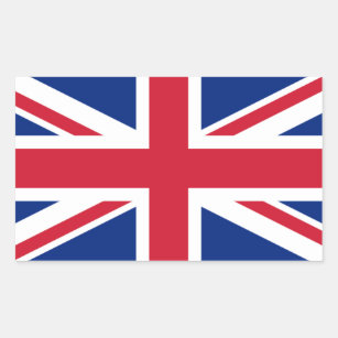Vereinigtes Königreich - Flaggenaufkleber* Rechteckiger Aufkleber