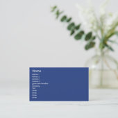 Vereinigtes Königreich - Geschäft Visitenkarte (Stehend Vorderseite)