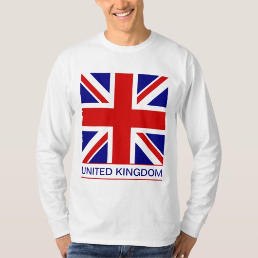 Vereinigtes Königreich - Gewerkschafts-Jack-Flagge T-Shirt (Vorderseite)