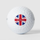 Vereinigtes Königreich Golfing, British Flag Union Golfball (Vorderseite)