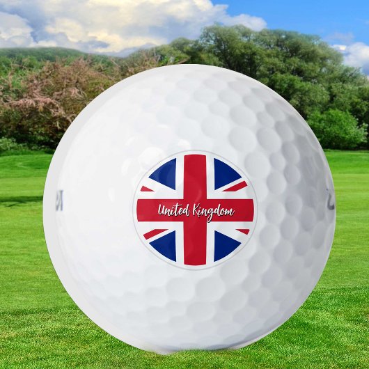 Vereinigtes Königreich Golfing, British Flag Union Golfball