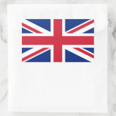Vereinigtes Königreich/Großbritannien/Britische Fl Rechteckiger Aufkleber (Tasche)