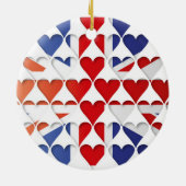 Vereinigtes Königreich Großbritannien - Flaggensch Keramik Ornament (Hinten)