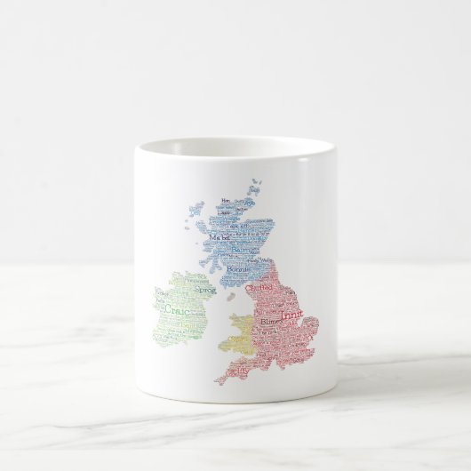 Vereinigtes Königreich / Großbritannien Slang Word Kaffeetasse (Mittel)