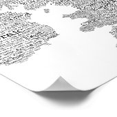 Vereinigtes Königreich / Großbritannien Slang Word Poster (Ecke)