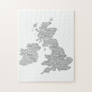 Vereinigtes Königreich / Großbritannien Slang Word Puzzle