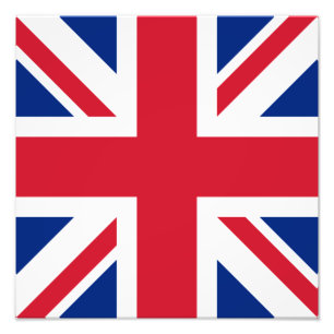 Vereinigtes Königreich Jack Flag Britische Kolonie Fotodruck