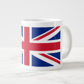 Vereinigtes Königreich Jack Flag Britische Kolonie Jumbo-Tasse (Vorderseite Rechts)