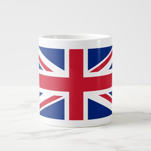 Vereinigtes Königreich Jack Flag Britische Kolonie Jumbo-Tasse (Vorderseite)