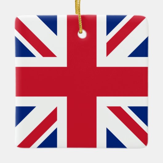 Vereinigtes Königreich Jack Flag Britische Kolonie Keramikornament (Vorderseite)
