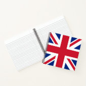 Vereinigtes Königreich Jack Flag Britische Kolonie Notizblock (Innenseite)