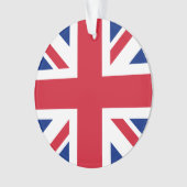 Vereinigtes Königreich Jack Flag Britische Kolonie Ornament (Vorderseite)