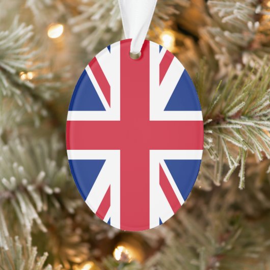 Vereinigtes Königreich Jack Flag Britische Kolonie Ornament (Baum)