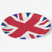Vereinigtes Königreich Jack Flag Britische Kolonie Pappteller (Schrägansicht)