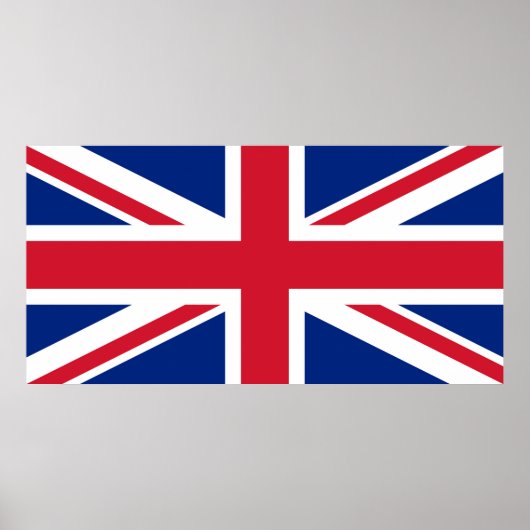 Vereinigtes Königreich Jack Flag Britische Kolonie Poster (Vorne)