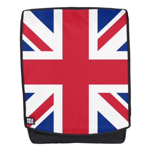 Vereinigtes Königreich Jack Flag Britische Kolonie Rucksack (Vorderseite)