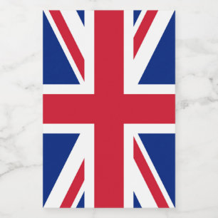 Vereinigtes Königreich Jack Flag Britische Kolonie Weinetikett