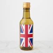 Vereinigtes Königreich Jack Flag Britische Kolonie Weinetikett (Vorderseite)