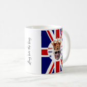 Vereinigtes Königreich König Charles Coronation Kaffeetasse (VorderseiteRechts)