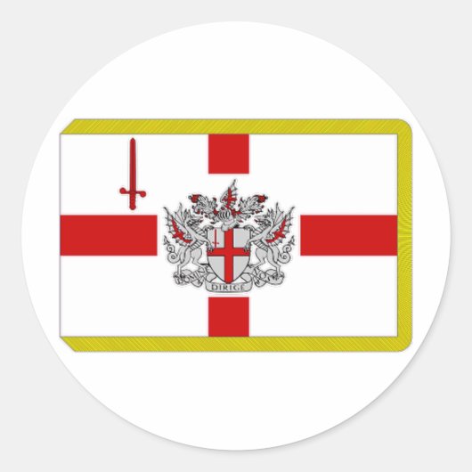 Vereinigtes Königreich Lord Mayor of the City of L Runder Aufkleber (Vorderseite)