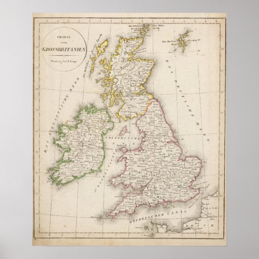 Vereinigtes Königreich Poster (Vorne)