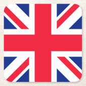 Vereinigtes Königreich Rechteckiger Pappuntersetzer (Vorderseite)