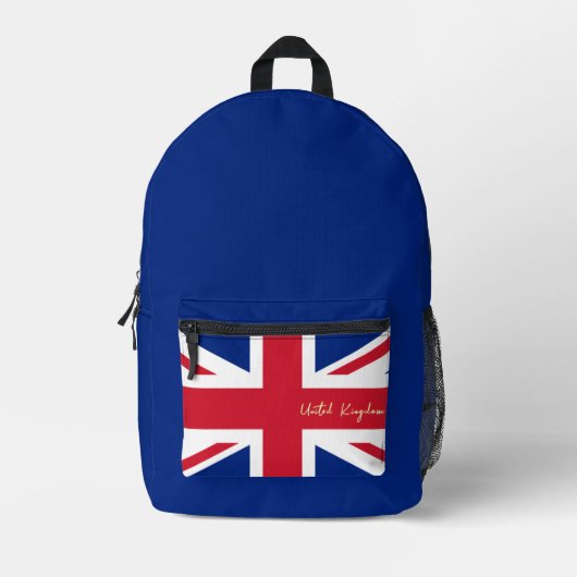 Vereinigtes Königreich, Rucksack, Britische Flagge Bedruckter Rucksack (Vorderseite)