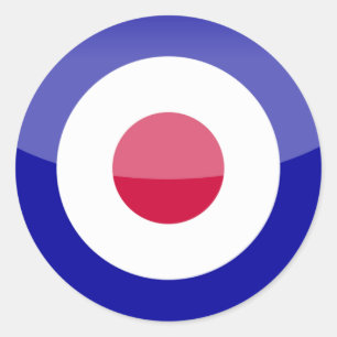 Vereinigtes Königreich Runder Aufkleber