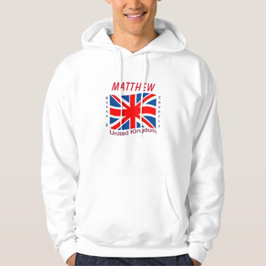 Vereinigtes Königreich (UK) Hoodie (Vorderseite)