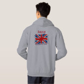 Vereinigtes Königreich (UK) Hoodie (Schwarz voll)