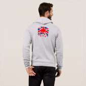 Vereinigtes Königreich (UK) Jacket Hoodie (Schwarz voll)