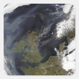 Vereinigtes Königreich und Republik Irland Quadratischer Aufkleber