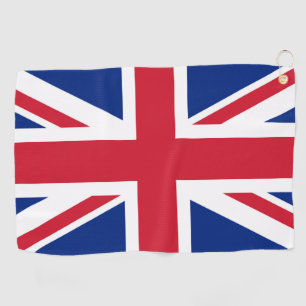 Vereinigtes Königreich Union Jack Flagge britische Golfhandtuch