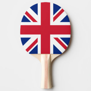 Vereinigtes Königreich Union Jack Flagge Britische Tischtennis Schläger