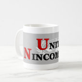 Vereinigtes Nincompoops Kaffeetasse (Vorderseite Links)