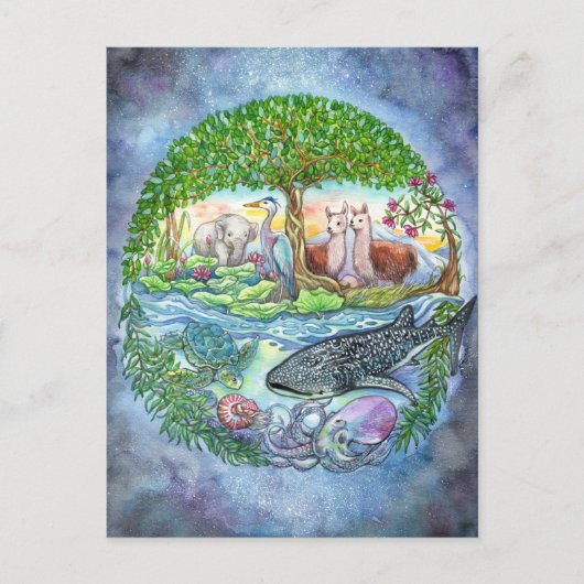 Vereinigtes Postkarte (Vorderseite)