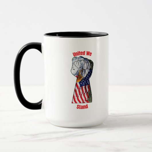 VEREINIGTES WIR STAND TASSE (Links)