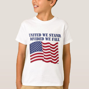 VEREINIGTES WIR STEHEN, ABGESCHLOSSEN, WIR FALLEN T-Shirt